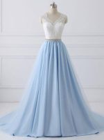 A-line Modest Prom Dresses,Princess Prom Dress,11941