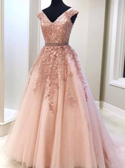 A-line Prom Dresses,Princess Prom Dress,Sweet 16 Dress,11989