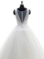 A-line Wedding Dresses,Simple Bridal Dress,11678