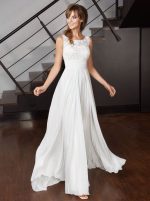 Beach Wedding Dresses,Floor Length Wedding Dress,11285