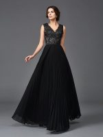Black Mother of the Bride Dresses,Modest Mother of the Bride Dress,11725