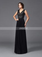 Black Mother of the Bride Dresses,Modest Mother of the Bride Dress,11725
