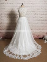 Captivating A-line Wedding Dresses,Boho Lace Wedding Dress,11611