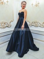 Long Strapless Prom Gowns,Classic Prom Dress,11897