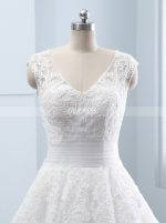 Elegant A-line Wedding Dresses,Cutout Wedding Dress,11708