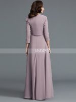High Low Mother of the Bride Dresses with Jacket,Mother Dress with Sleeves,11783