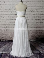 Informal Lace Wedding Dresses,Boho Wedding Dress,Sweetheart Wedding Dress,11581