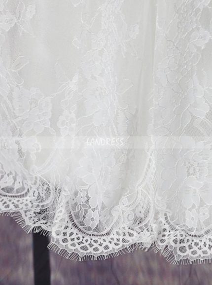 Informal Lace Wedding Dresses,Boho Wedding Dress,Sweetheart Wedding Dress,11581