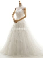 Ivory Wedding Dresses Corset,Strapless Bridal Gown,11674