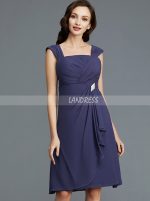 Knee Length Mother of the Bride Dress with Jacket,Chiffon Summer Mother Dress,11771