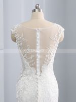 Lace Mermaid Wedding Dresses,Bridal Dress with Chapel Train,11699