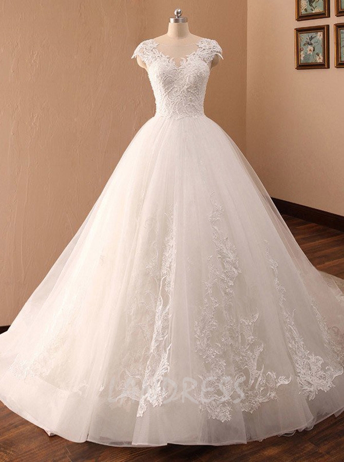 Lace Wedding Dress Corset,Elegant Bridal Dress,11713