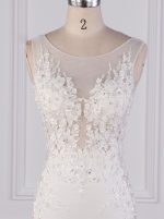 Luxurious Mermaid Wedding Dress,Illusion Wedding Dress,12090