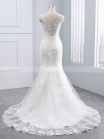 Mermaid Wedding Dresses,Lace Bridal Dress,11690