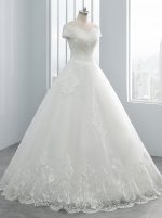 Off the Shoulder Bridal Dresses,Floor Length Wedding Dress,11315