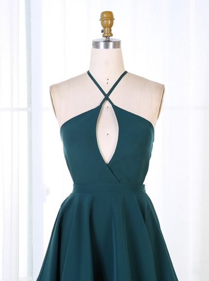 Open Back Cocktail Dresses,Sexy Homecoming Dress with Keyhole,11548