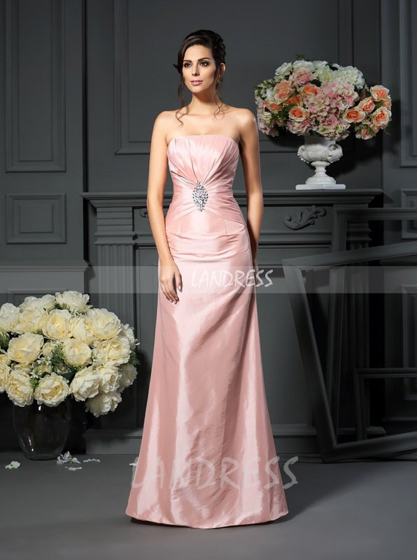Pink Mother of the Bride Dress with Jacket,Taffeta Fall Mother Dresses,11746