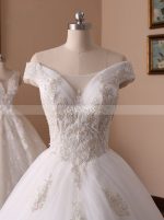 Princess Wedding Dresses,Off the Shoulder Wedding Dress,11712