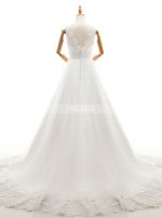 Princess Wedding Dress,V-neck Bridal Dress,11673