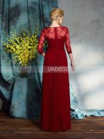 Red Mother of the Bride Dress with Sleeves,Sweetheart Mother Dresses,11731