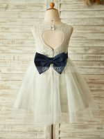 Silver Flower Girl Dresses,Classic Girl Party Dress,11838