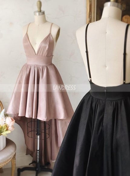 Simple Homecoming Dresses,High Low Prom Dresses,11882