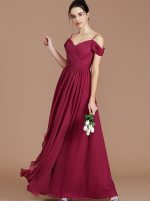 Spaghetti Straps Bridesmaid Dresses,Elegant Long Bridesmaid Dress,11337