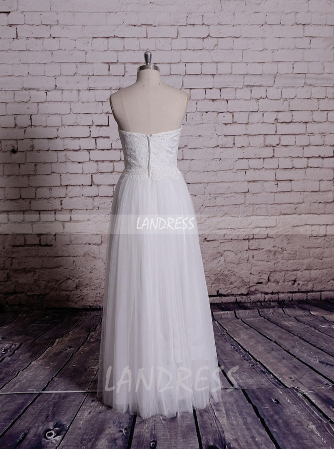 Sweetheart Wedding Dresses,Floor Length Wedding Dress,11580