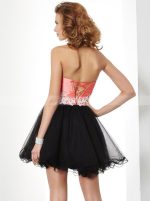Two Tone Sweetheart Sweet 16 Dresses,A-line Tulle Homecoming Dress,11461