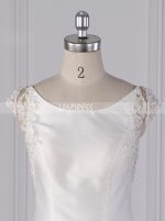 Unique Wedding Dresses,Mermaid Satin Tulle Bridal Dress,12103
